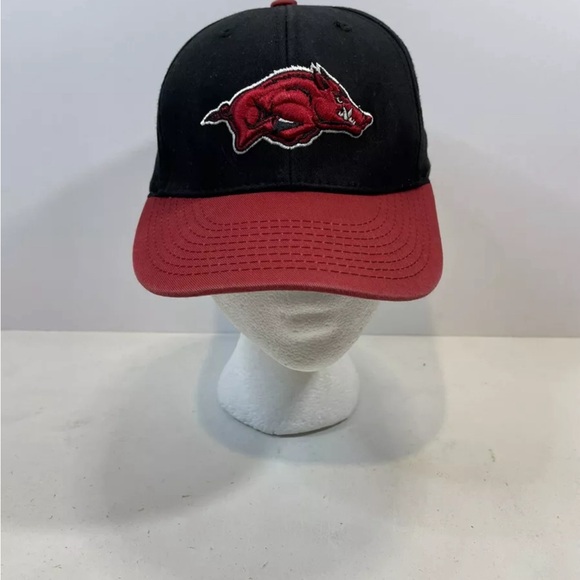 Arkansas Razorbacks Going Yard Football Rare Adjustable Hat Cap #23 - Picture 1 of 7